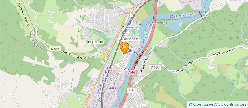 localisation de l'entreprise MADAME AURORE BONIFACE  BOUSSENS