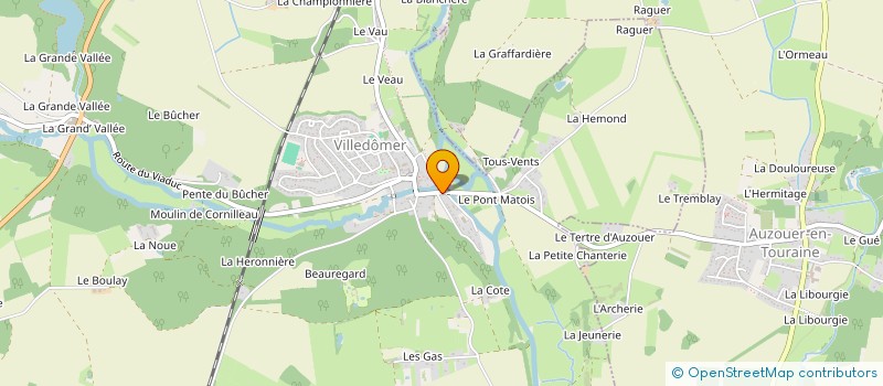 localisation de l'entreprise MADAME AURORE BONTEMPS  CHATEAU-RENAULT