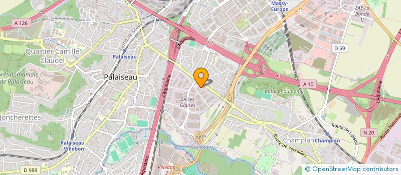 localisation de l'entreprise MADAME AURORE BOSCHAT-BAGUELIN  PALAISEAU
