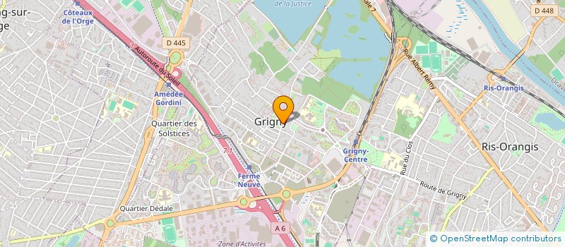 localisation de l'entreprise MADAME AURORE BOUCHET à GRIGNY