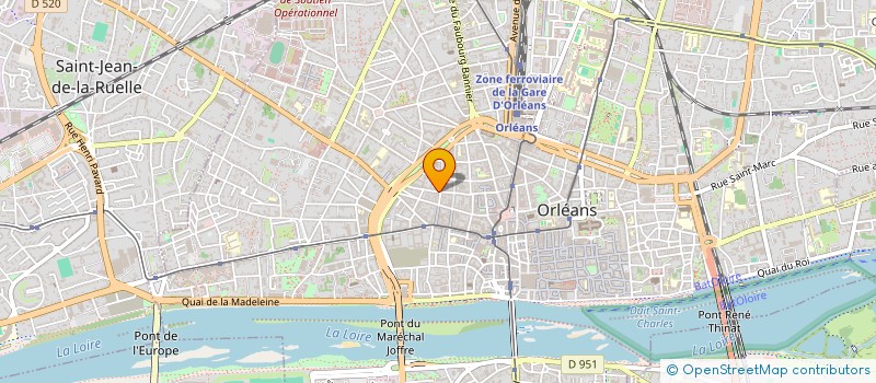 localisation de l'entreprise MADAME AURORE BOUCHET à ORLEANS