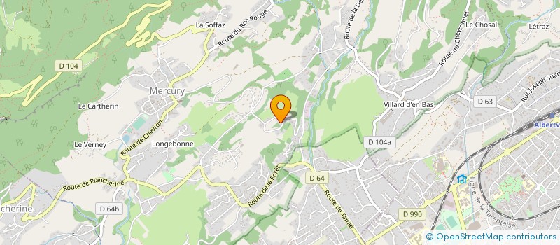 localisation de l'entreprise MADAME AURORE BOUILLOUX  GILLY-SUR-ISERE