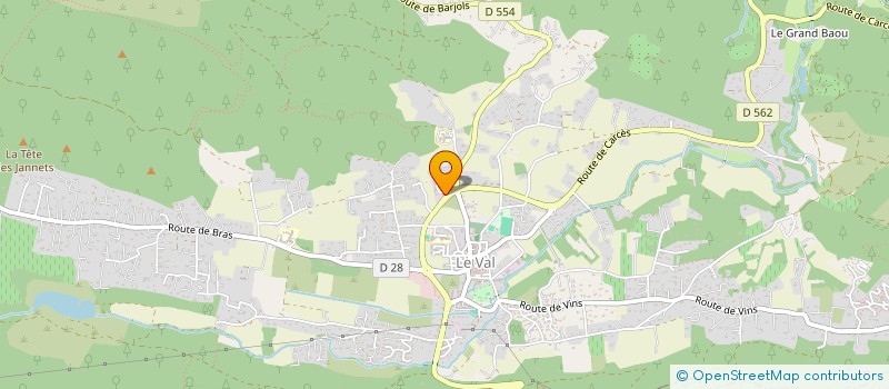 localisation de l'entreprise MADAME AURORE BOULET  LE VAL