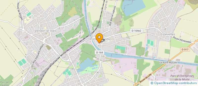 localisation de l'entreprise MADAME AURORE BOURGEOIS  PONT-A-VENDIN