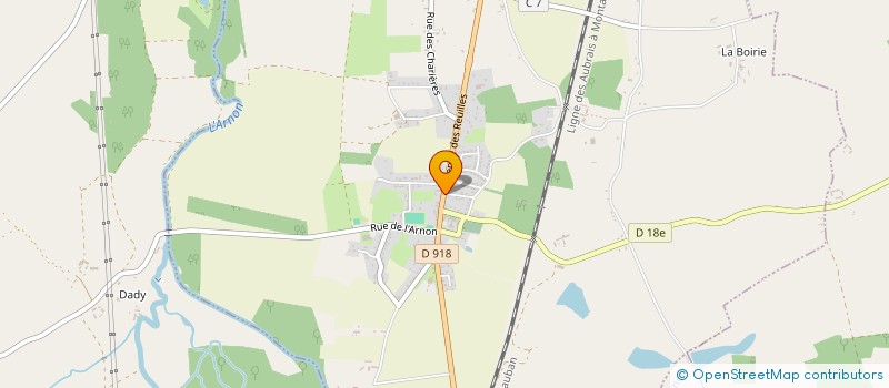 localisation de l'entreprise MADAME AURORE BOURGERIE  MEREAU