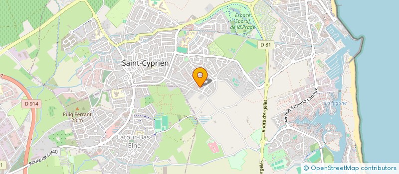 localisation de l'entreprise MADAME AURORE BOUTIER  SAINT-ANDRE-DE-SEIGNANX