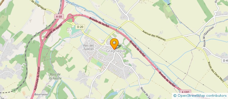 localisation de l'entreprise MADAME AURORE BOUTTIER  GRAGNAGUE