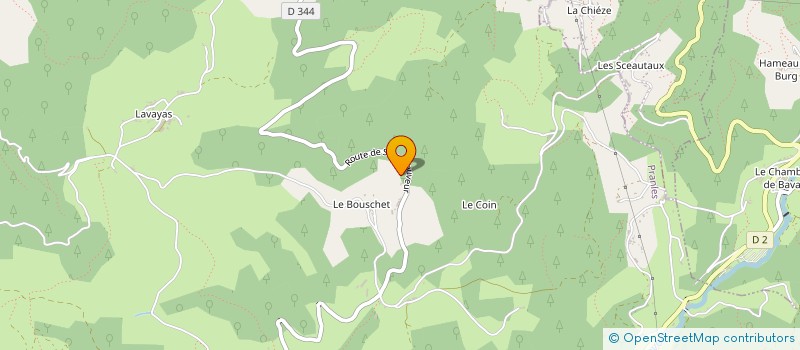 localisation de l'entreprise MADAME AURORE BOYER  SAINT-SAUVEUR-DE-MONTAGUT