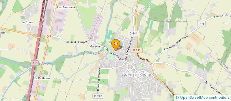 localisation de l'entreprise MADAME AURORE BRABRI  ETOILE-SUR-RHONE