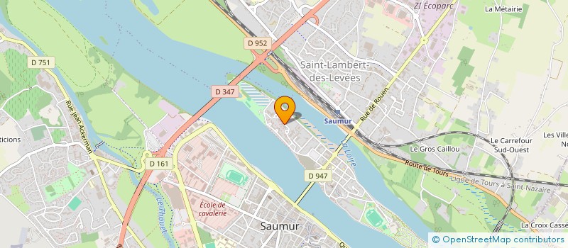 localisation de l'entreprise MADAME AURORE BRANTE à SAUMUR