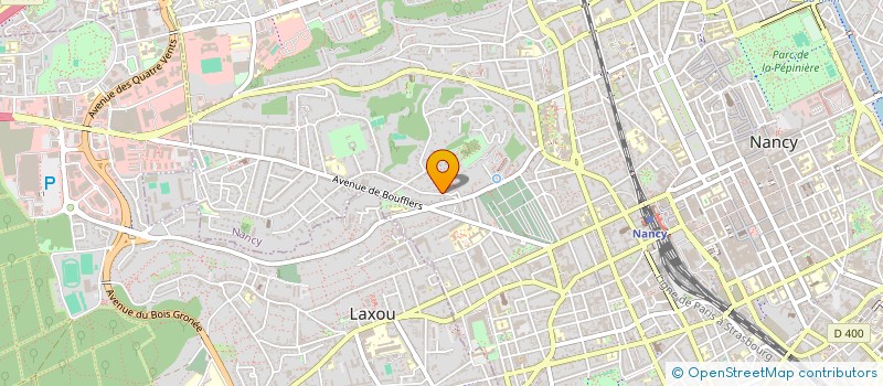 localisation de l'entreprise MADAME AURORE BRIAND  NANCY