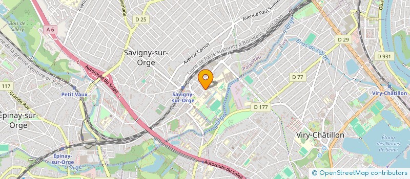 localisation de l'entreprise MADAME AURORE BRIARD à SAVIGNY-SUR-ORGE