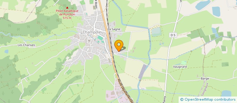 localisation de l'entreprise MADAME AURORE BRISSOT  CHAMPDIEU