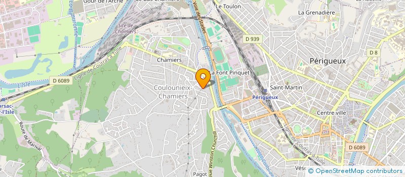 localisation de l'entreprise MADAME AURORE BROSSARD  COULOUNIEIX-CHAMIERS