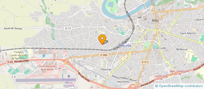 localisation de l'entreprise MADAME AURORE BROSTIN à ALBI