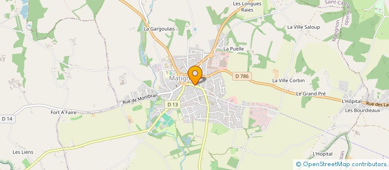 localisation de l'entreprise MADAME AURORE BROUARD  MATIGNON