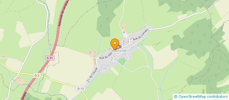 localisation de l'entreprise MADAME AURORE BROUWERS  RAINVILLE