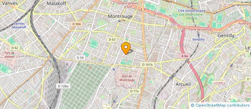 localisation de l'entreprise MADAME AURORE BRUNA à MONTROUGE