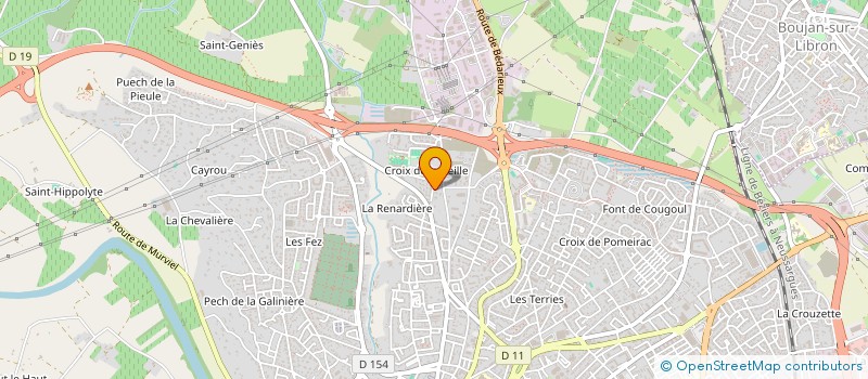 localisation de l'entreprise MADAME AURORE BRUSSIEUX à BEZIERS
