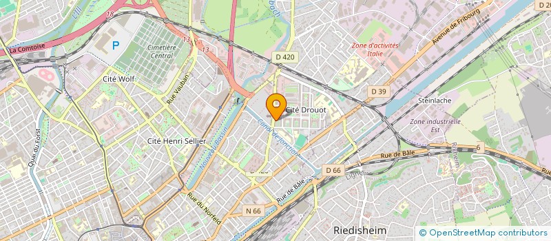 localisation de l'entreprise MADAME AURORE BUCHHOLZ  MULHOUSE