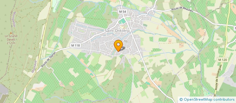 localisation de l'entreprise MADAME AURORE BUFFET  SAINT-DREZERY