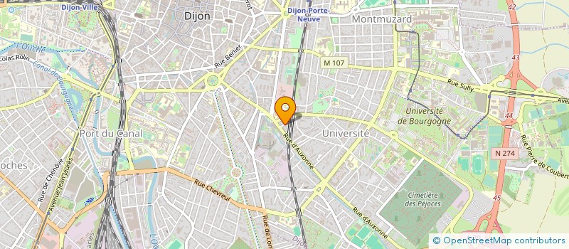 localisation de l'entreprise MADAME AURORE BUISSON  DIJON