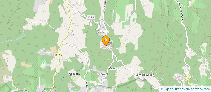 localisation de l'entreprise MADAME AURORE BURGLIN  GASSIN