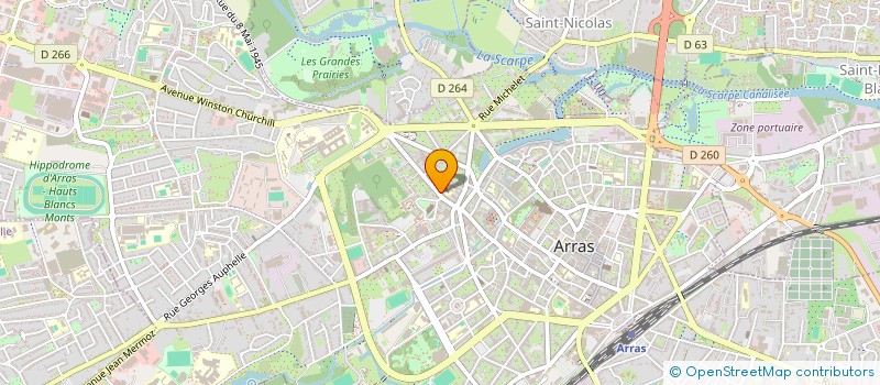 localisation de l'entreprise MADAME AURORE BURTE à ARRAS