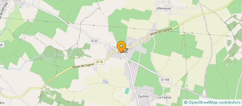 localisation de l'entreprise MADAME AURORE CADILLON  CHASSORS