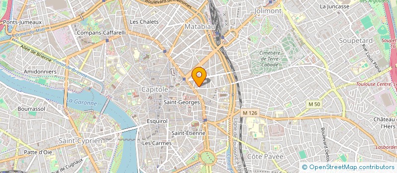localisation de l'entreprise MADAME AURORE CAFFIER  TOULOUSE
