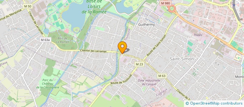 localisation de l'entreprise MADAME AURORE CALMUS à TOULOUSE