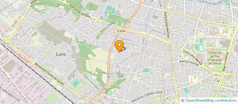 localisation de l'entreprise MADAME AURORE CAMPS  LONS