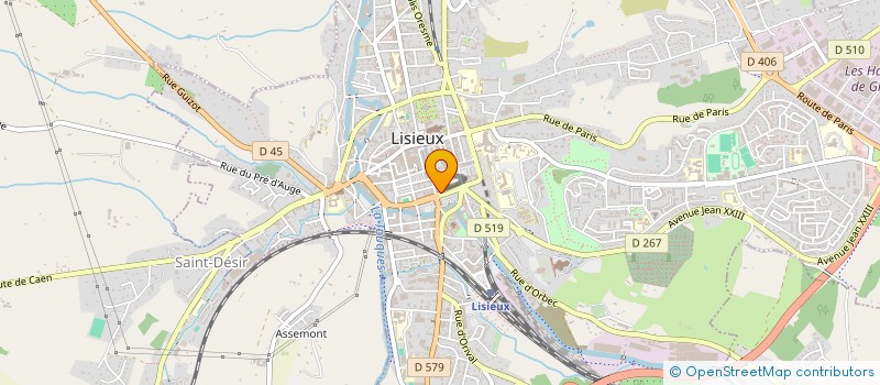 localisation de l'entreprise MADAME AURORE CAMUS  LISIEUX