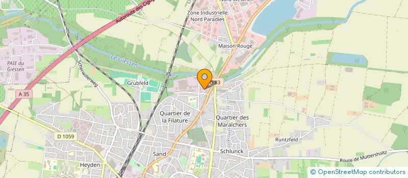 localisation de l'entreprise MADAME AURORE CANAL  SELESTAT