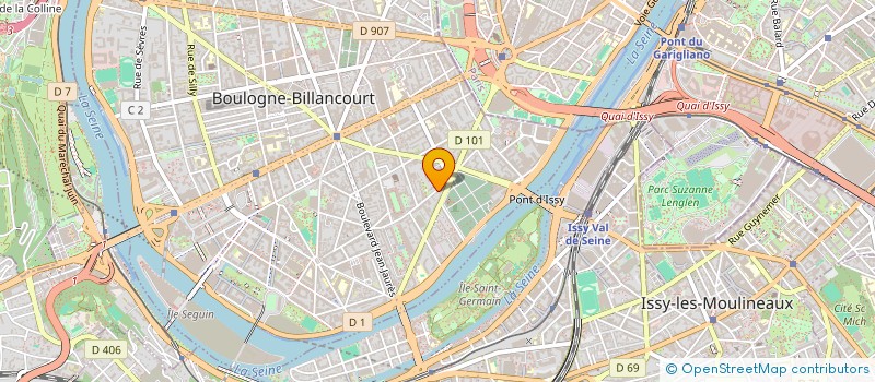 localisation de l'entreprise MADAME AURORE CANDELOT à BOULOGNE-BILLANCOURT