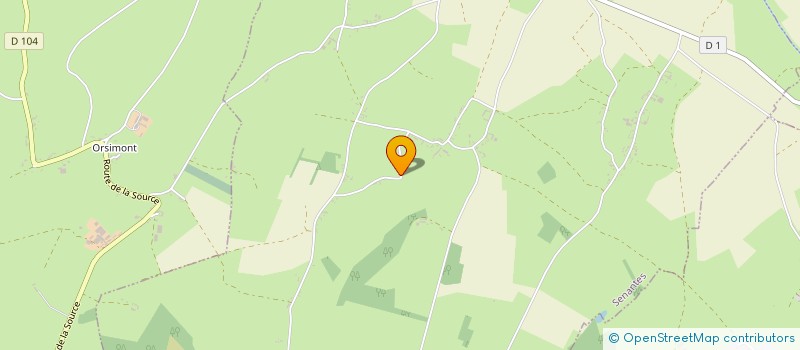 localisation de l'entreprise MADAME AURORE CANTRAINE  SENANTES