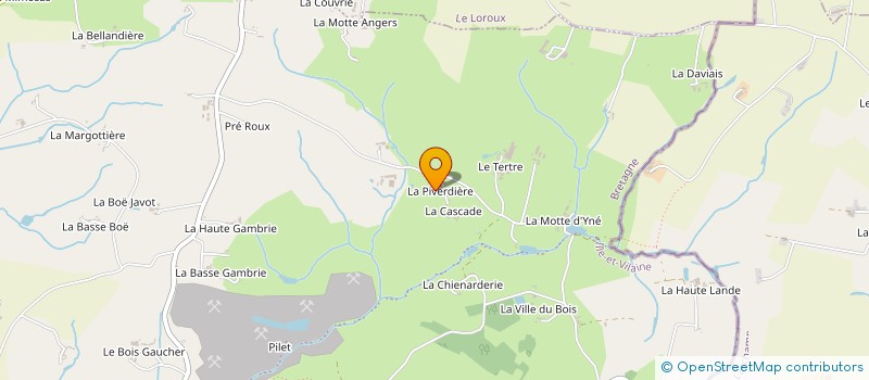 localisation de l'entreprise MADAME AURORE CAPLET  LA CHAPELLE-FLEURIGNE