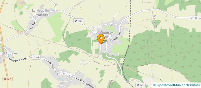 localisation de l'entreprise MADAME AURORE CARLES  LE COUDRAY-SUR-THELLE