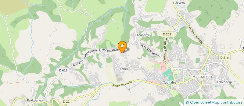 localisation de l'entreprise MADAME AURORE CARON à HASPARREN