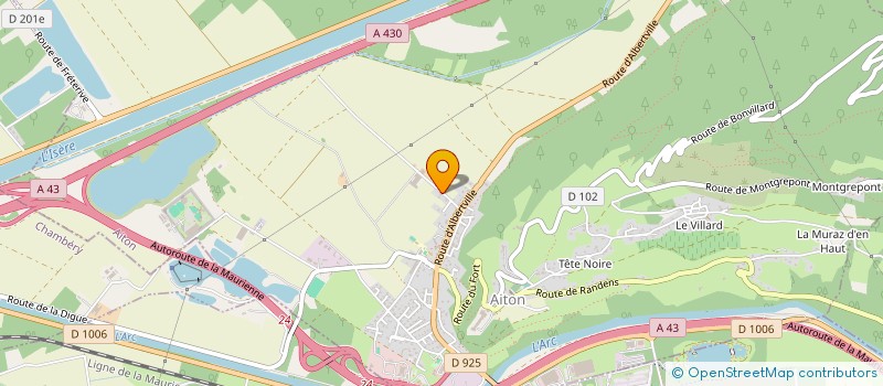 localisation de l'entreprise MADAME AURORE CARRERA  AITON