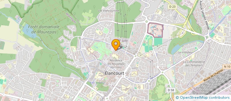 localisation de l'entreprise MADAME AURORE CARTIER  ELANCOURT