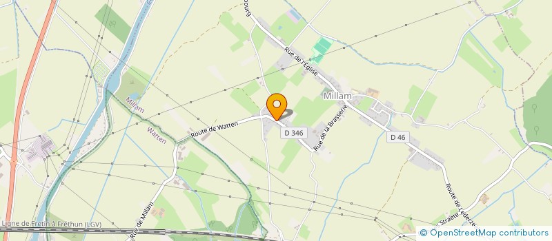 localisation de l'entreprise MADAME AURORE CASIEZ  MILLAM