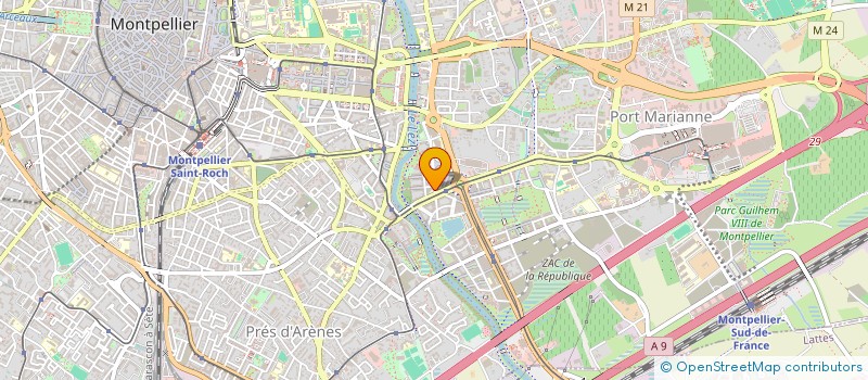 localisation de l'entreprise MADAME AURORE CASTANEDO à MONTPELLIER