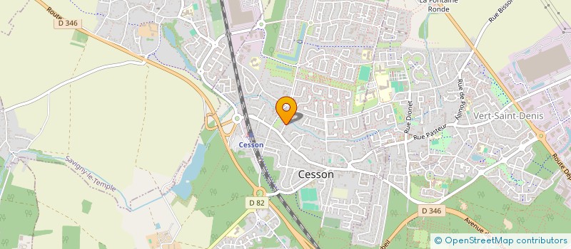localisation de l'entreprise MADAME AURORE CAUBET  CESSON