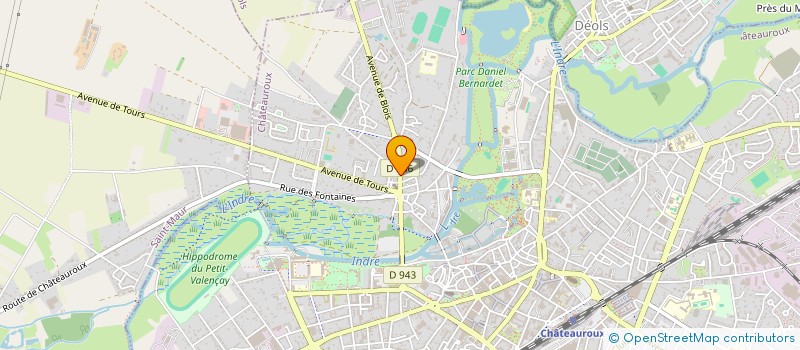 localisation de l'entreprise MADAME AURORE CEDIE à CHATEAUROUX