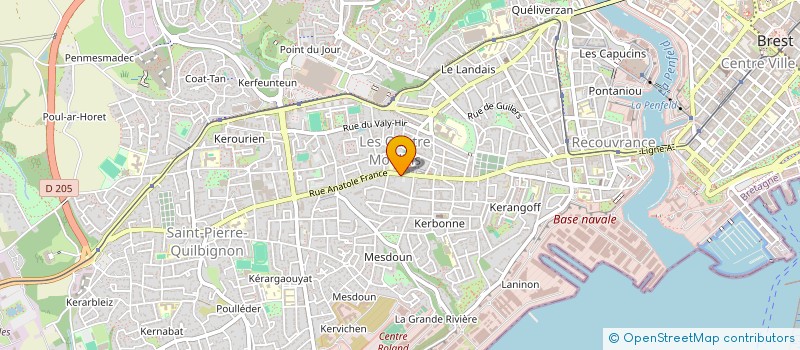 localisation de l'entreprise MADAME AURORE CEDRON à BREST