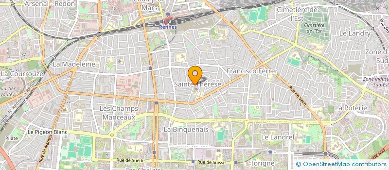 localisation de l'entreprise MADAME AURORE CELLIER  RENNES