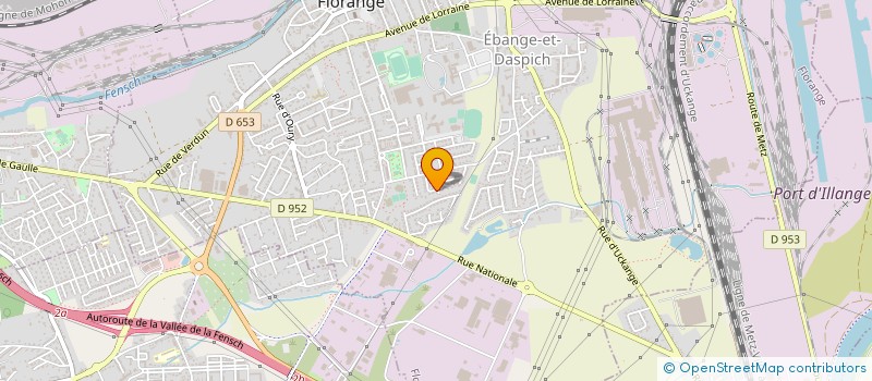 localisation de l'entreprise MADAME AURORE CHANTRIAUX  FLORANGE