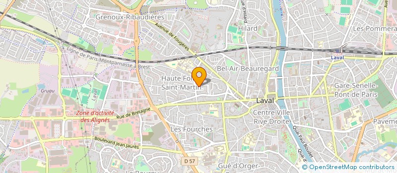 localisation de l'entreprise MADAME AURORE CHARBONNEAU à LAVAL