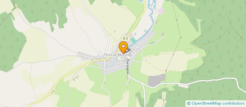 localisation de l'entreprise MADAME AURORE CHATEAU  THIN-LE-MOUTIER